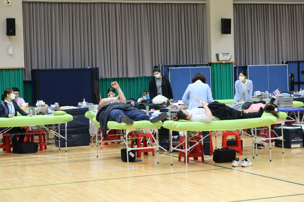 코로나19 극복을 위한 전남체육인 헌혈 봉사 사진
