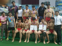 제68회 전국씨름선수권대회 여수공업고등학교 단체전 우승 사진 